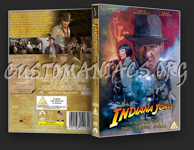 Indiana Jones and the Kingdom of the Crystal Skull dvd cover