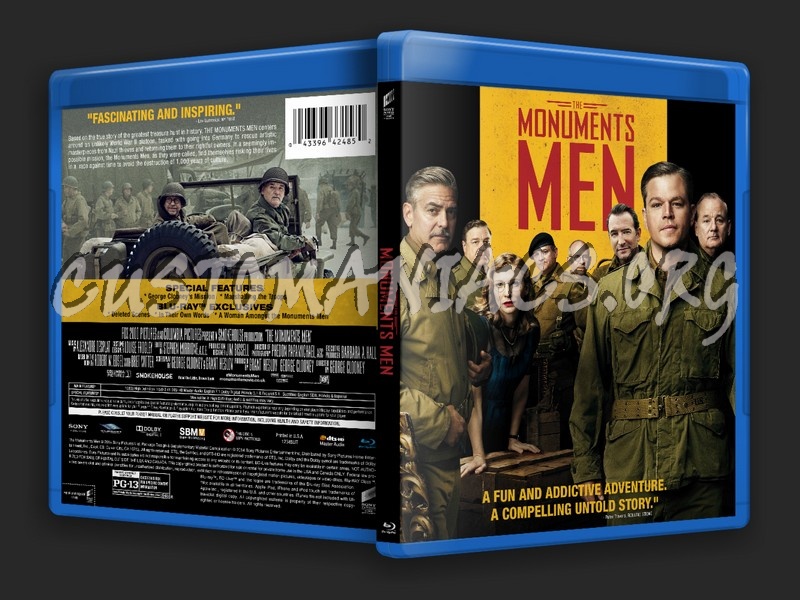 The Monuments Men blu-ray cover