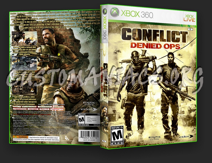 Conflict: Denied Ops dvd cover