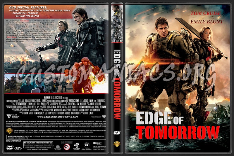 Edge of Tomorrow dvd cover