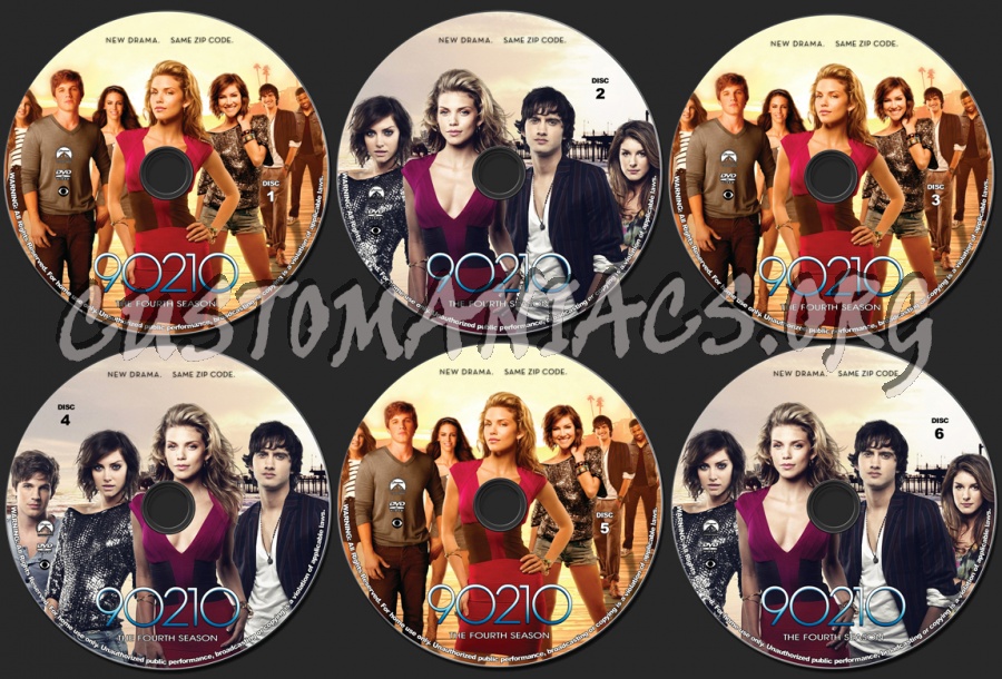 90210 - Season 4 dvd label