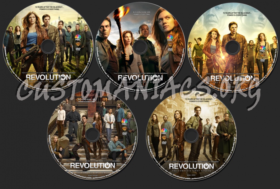Revolution - Season 1 dvd label