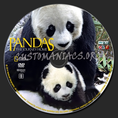 Pandas: The Journey Home dvd label