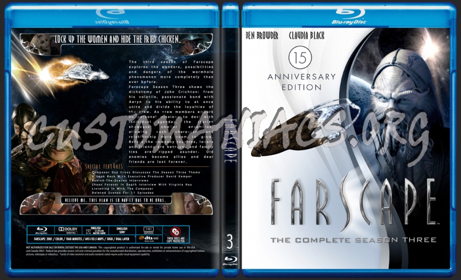 Farscape Season 3 blu-ray cover