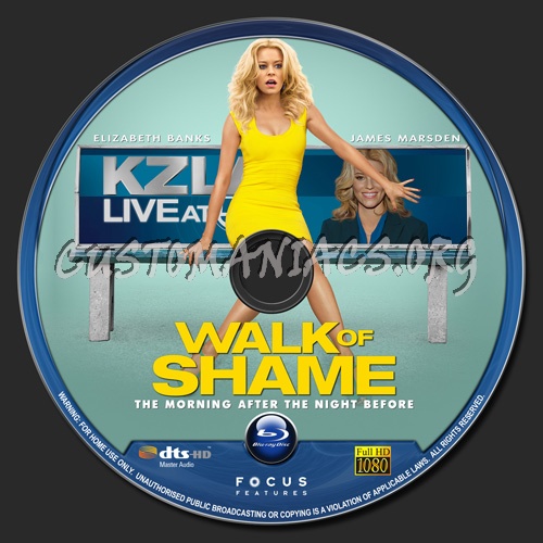 Walk Of Shame blu-ray label