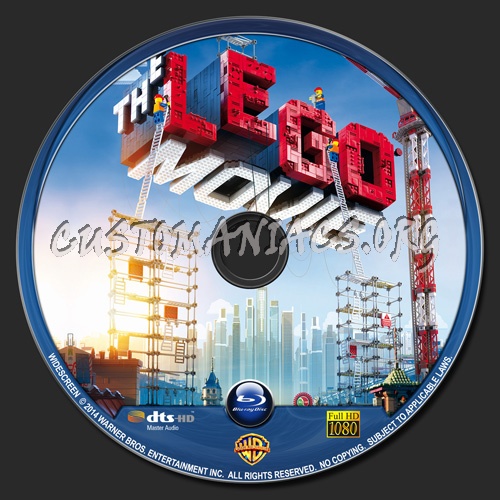 The Lego Movie blu-ray label