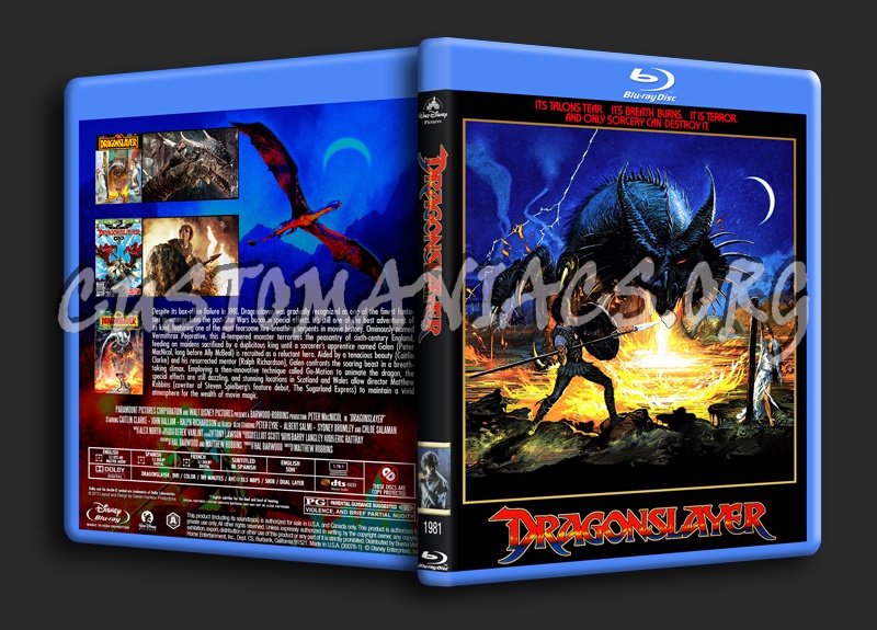 Dragonslayer (1981) blu-ray cover