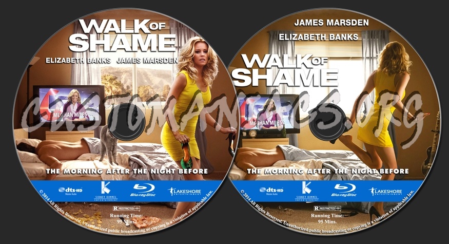 Walk Of Shame blu-ray label