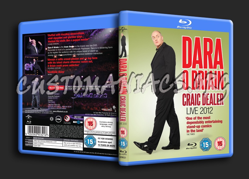 Dara O Briain Craic Dealer blu-ray cover