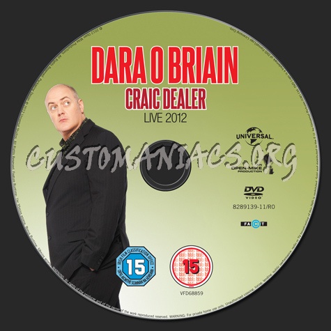 Dara O Briain Craic Dealer dvd label