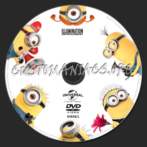 Despicable Me 2 dvd label