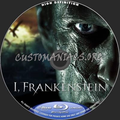 I, Frankenstein (2D+3D) blu-ray label