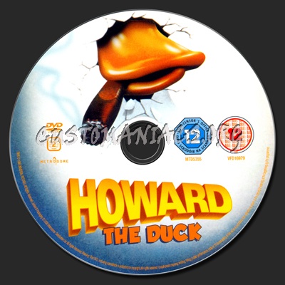 Howard The Duck dvd label
