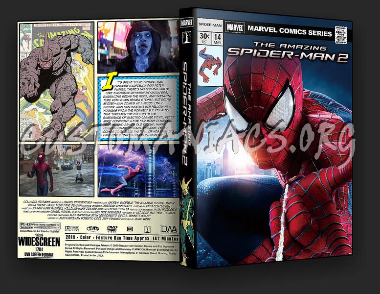 The Amazing Spider-Man 2 dvd cover