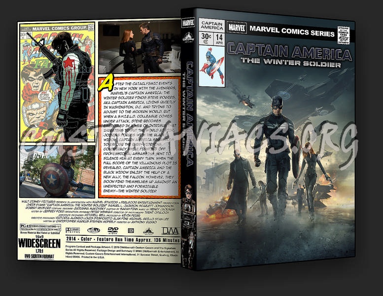 Captain America: The Winder Soldier dvd cover