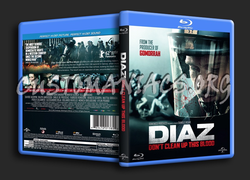 Diaz Don't Clean Up the Blood blu-ray cover