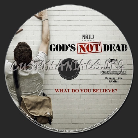 God's Not Dead dvd label