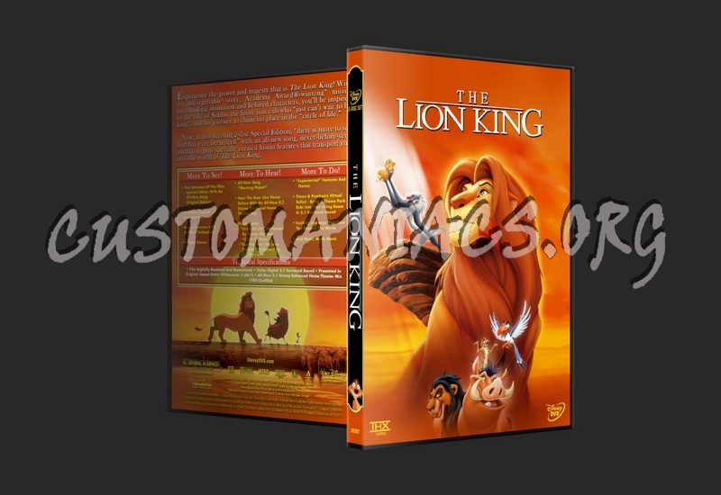 The Lion King (1994) dvd cover