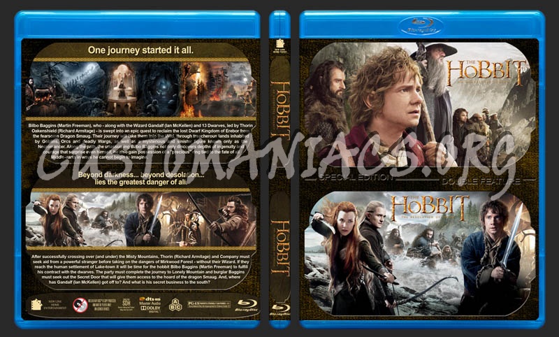 The Hobbit Double Feature blu-ray cover