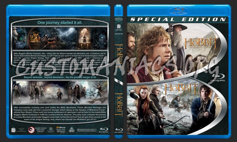 The Hobbit Double Feature blu-ray cover