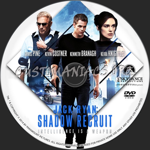 Jack Ryan:Shadow Recruit dvd label