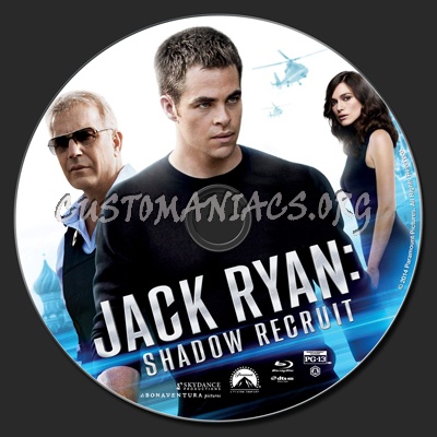 Jack Ryan: Shadow Recruit blu-ray label