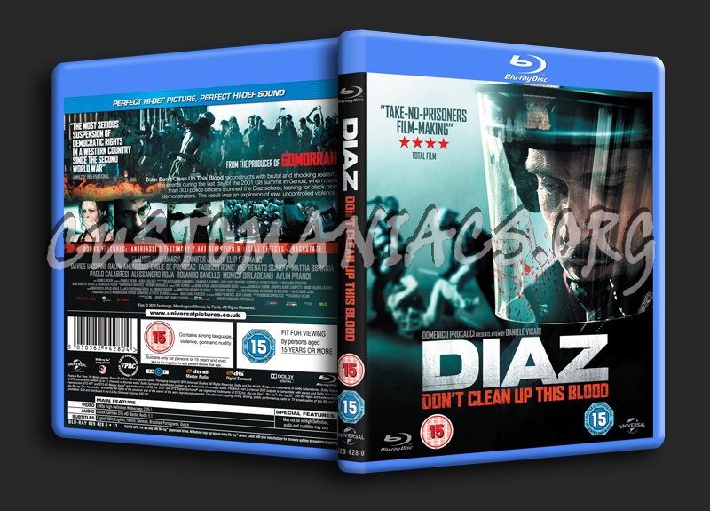 Diaz Don't Clean Up This Blood blu-ray cover