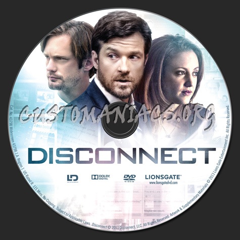 Disconnect dvd label