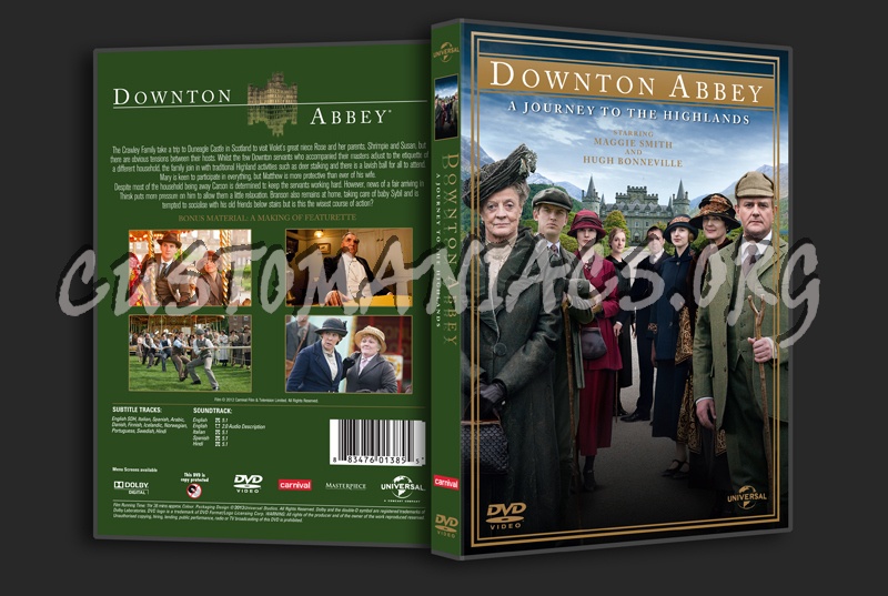 Downton Abbey A Journey to the Highlands dvd cover