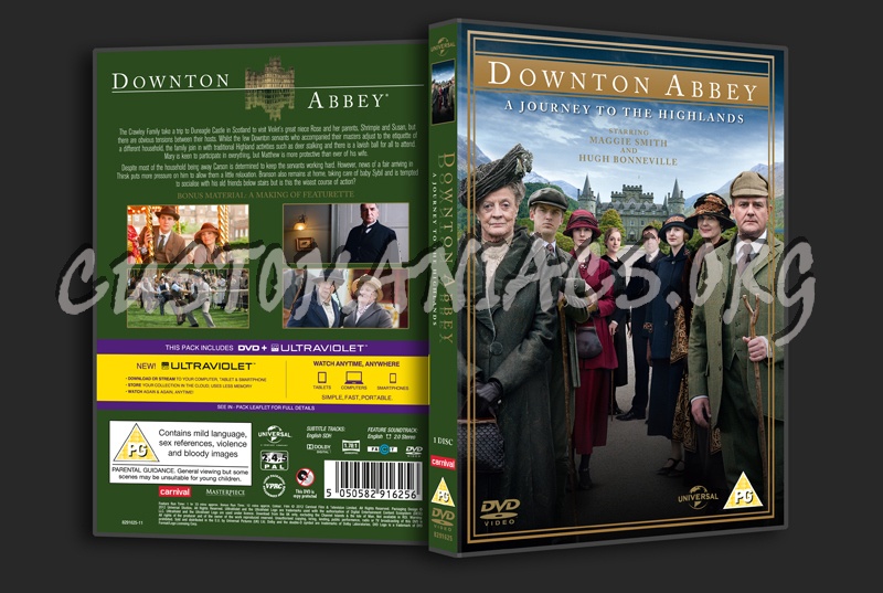 Downton Abbey A Journey to the Highlands dvd cover