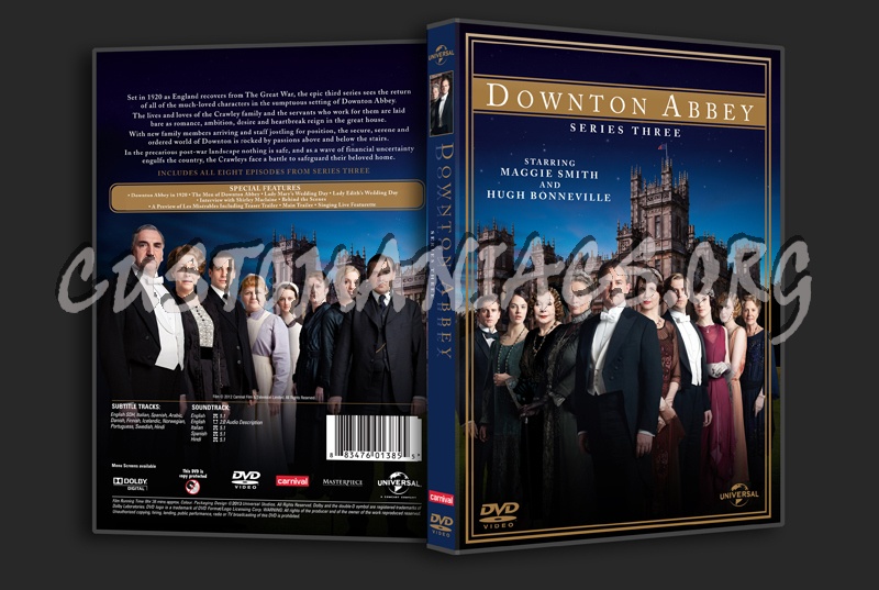 Downton Abbey Season 3 dvd cover