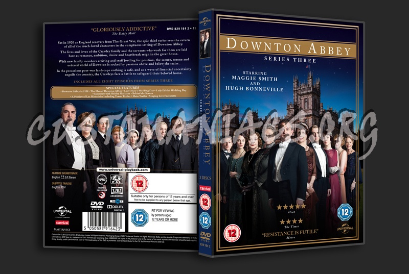 Downton Abbey Season 3 dvd cover