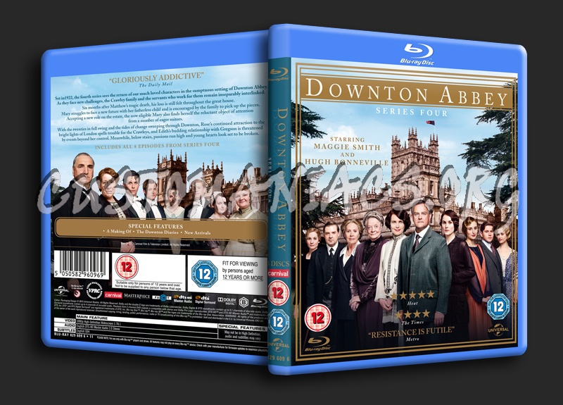 Downton Abbey Season 4 blu-ray cover