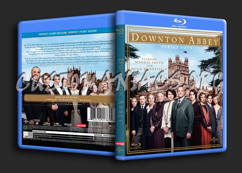Downton Abbey Season 4 blu-ray cover