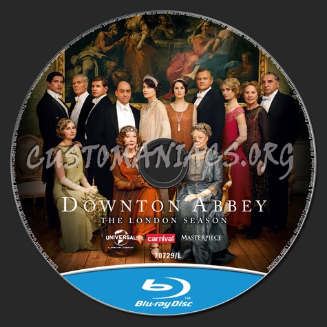 Downton Abbey The London Season blu-ray label