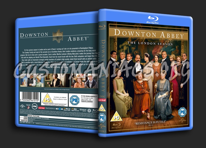 Downton Abbey The London Season blu-ray cover
