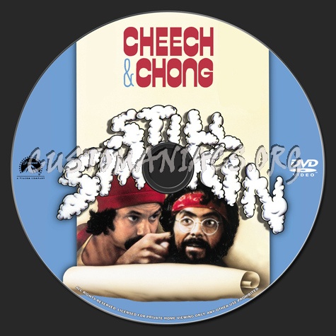 Cheech & Chong: Still Smokin dvd label