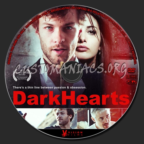 Dark Hearts dvd label