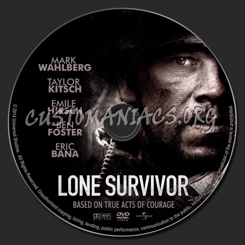 Lone Survivor dvd label