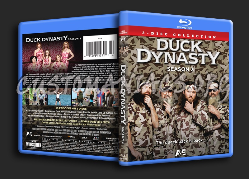 Duck Dynasty Season 3 blu-ray cover