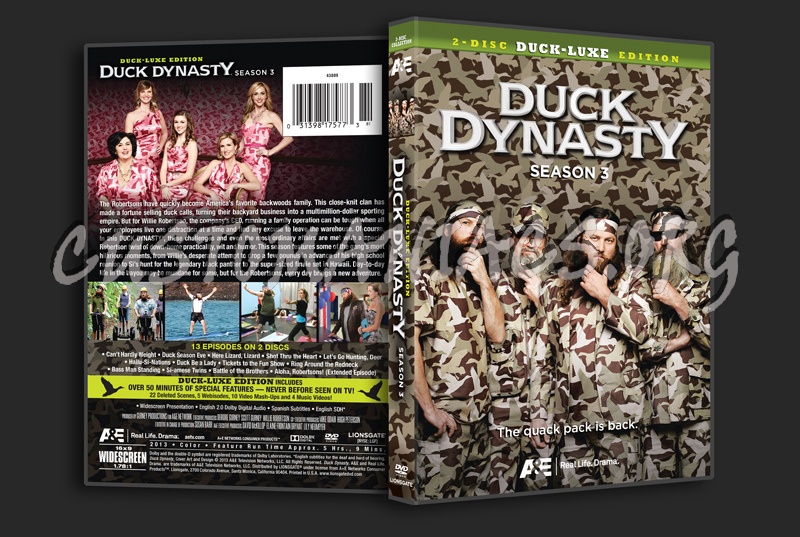 Duck Dynasty Season 3 dvd cover