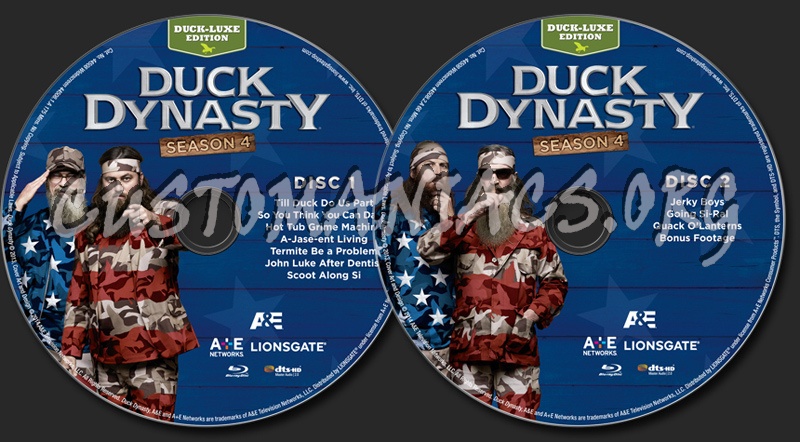 Duck Dynasty Season 4 blu-ray label