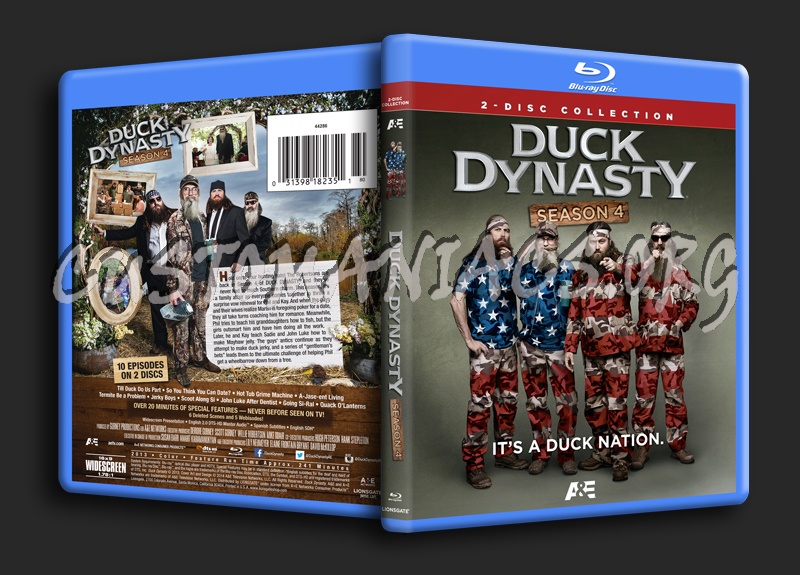 Duck Dynasty Season 4 blu-ray cover