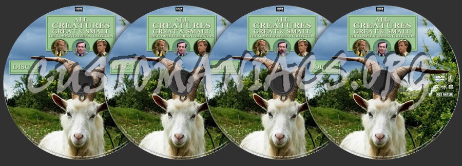 All Creatures Great & Small - Series 2 dvd label