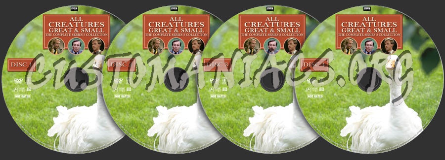 All Creatures Great & Small - Series 3 dvd label