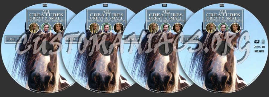 All Creatures Great & Small - Series 5 dvd label