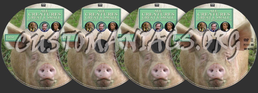 All Creatures Great & Small - Series 6 dvd label