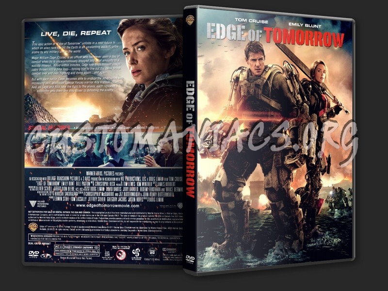 Edge of Tomorrow dvd cover