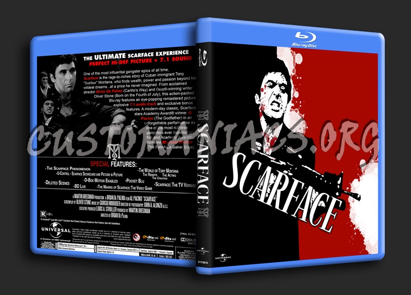 Scarface blu-ray cover