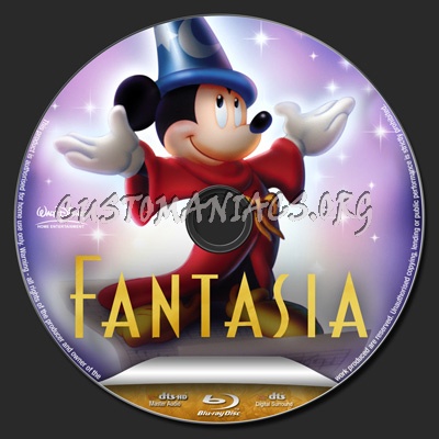 Fantasia blu-ray label
